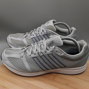Adidas Bounce Shoes Men 11.5 Gray White Mana Rc Running Athletic B72976 Flaw